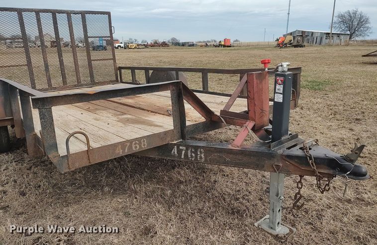image for item DQ5749 Shop built  utility trailer