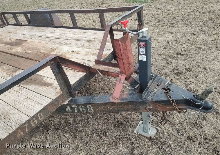 image for item DQ5749 Shop built  utility trailer