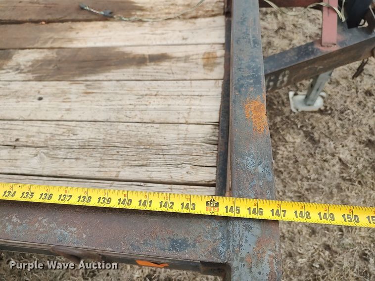 image for item DQ5749 Shop built  utility trailer