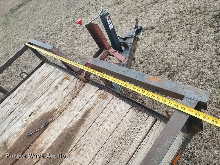 image for item DQ5749 Shop built  utility trailer