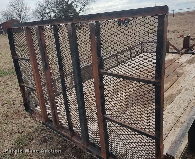 image for item DQ5749 Shop built  utility trailer