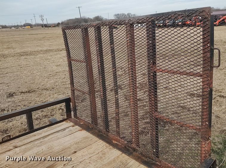 image for item DQ5749 Shop built  utility trailer