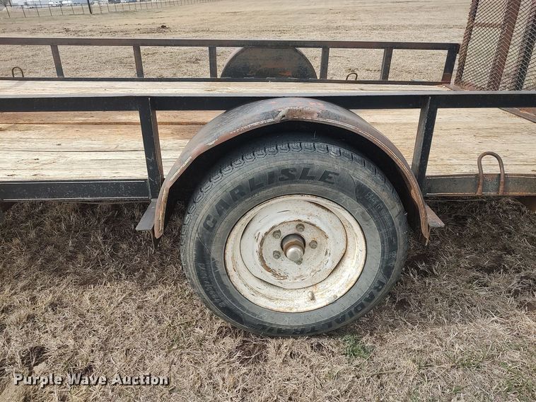 image for item DQ5749 Shop built  utility trailer