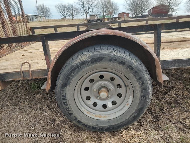 image for item DQ5749 Shop built  utility trailer