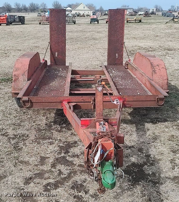 image for item DQ5750 Shop built  utility trailer