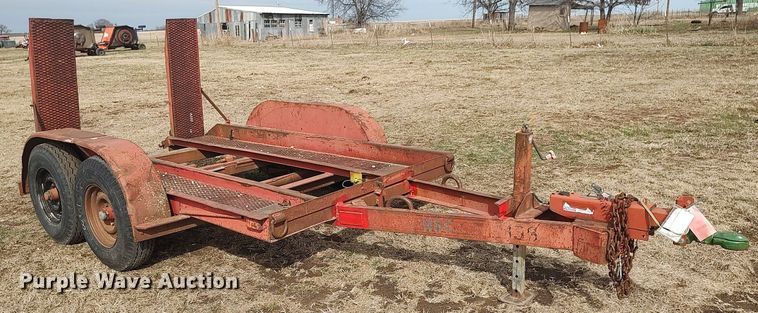 image for item DQ5750 Shop built  utility trailer