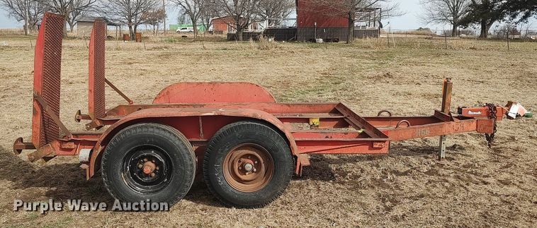 image for item DQ5750 Shop built  utility trailer