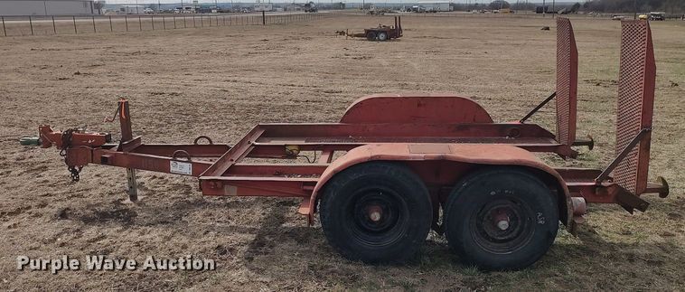 image for item DQ5750 Shop built  utility trailer