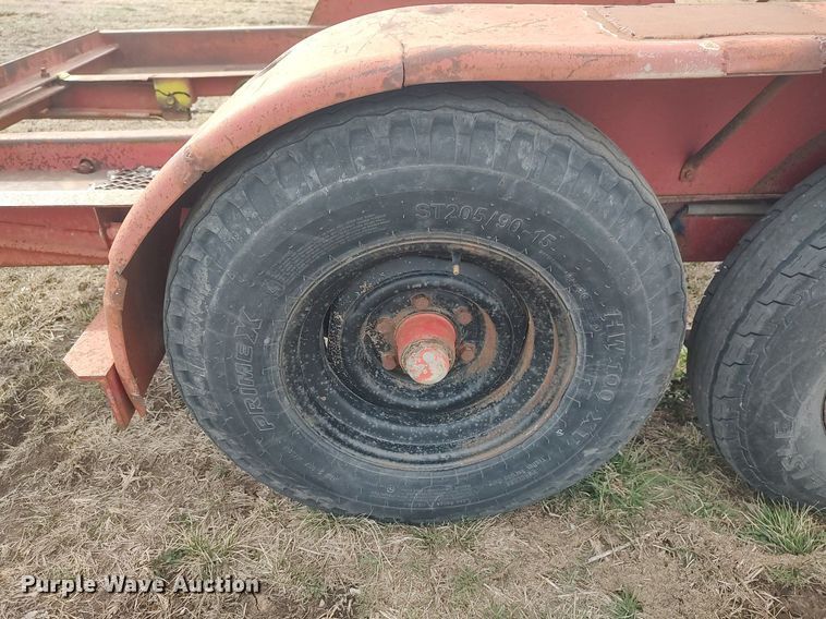 image for item DQ5750 Shop built  utility trailer