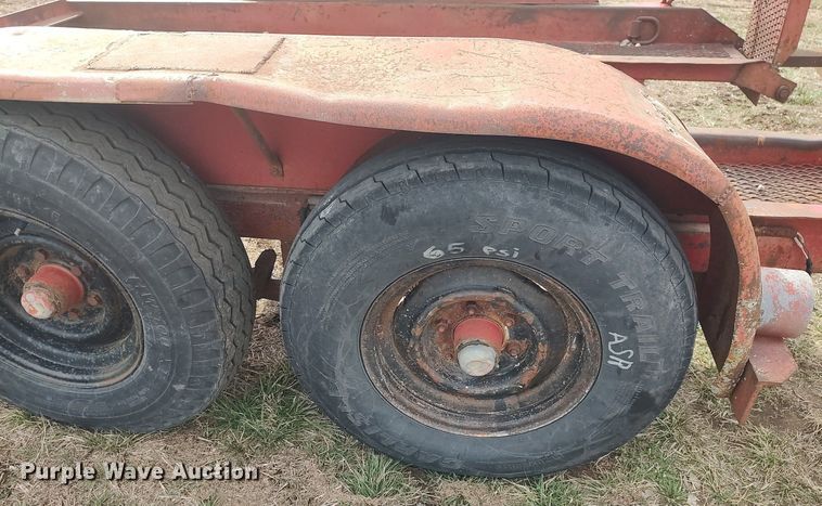 image for item DQ5750 Shop built  utility trailer