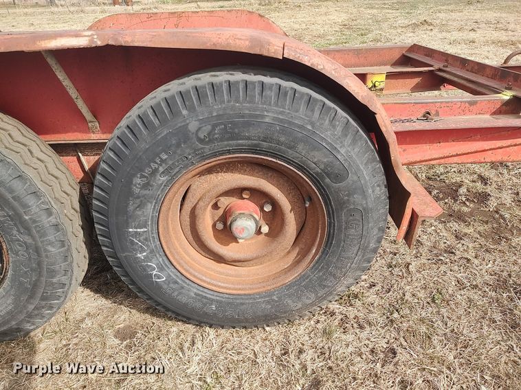 image for item DQ5750 Shop built  utility trailer