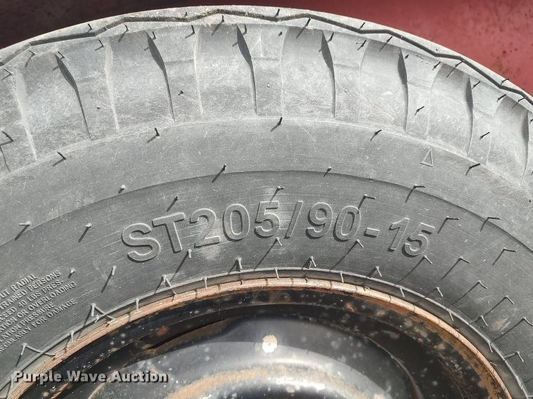 image for item DQ5750 Shop built  utility trailer