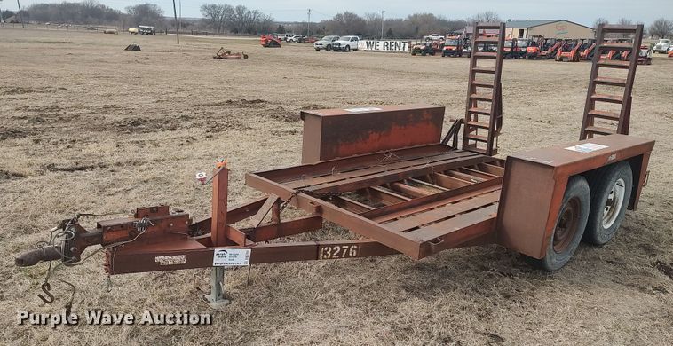 image for item DQ5751 Shop built  utility trailer