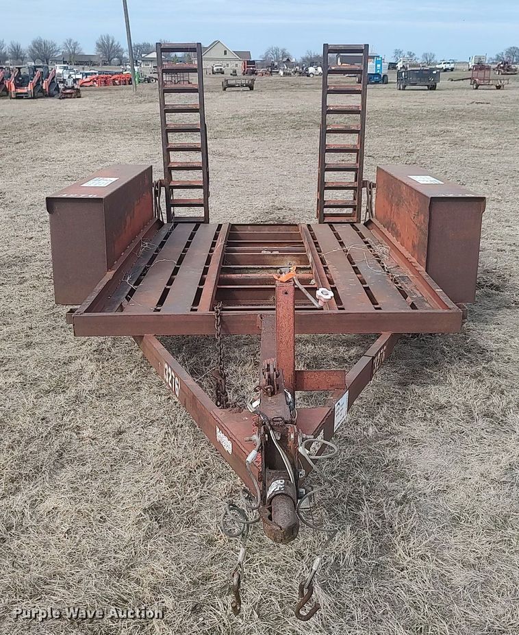 image for item DQ5751 Shop built  utility trailer