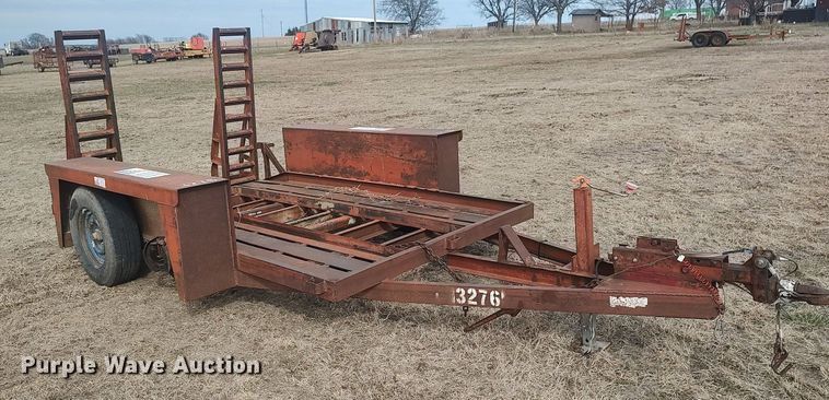 image for item DQ5751 Shop built  utility trailer