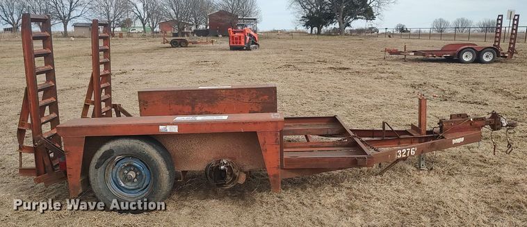 image for item DQ5751 Shop built  utility trailer