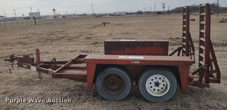 image for item DQ5751 Shop built  utility trailer