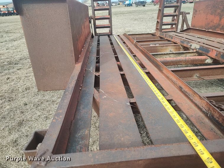 image for item DQ5751 Shop built  utility trailer