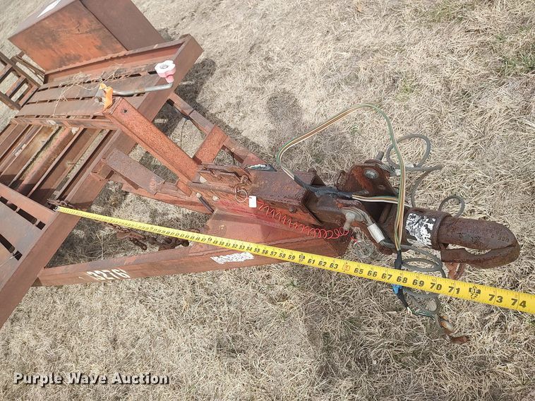 image for item DQ5751 Shop built  utility trailer