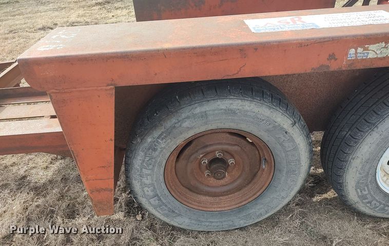 image for item DQ5751 Shop built  utility trailer