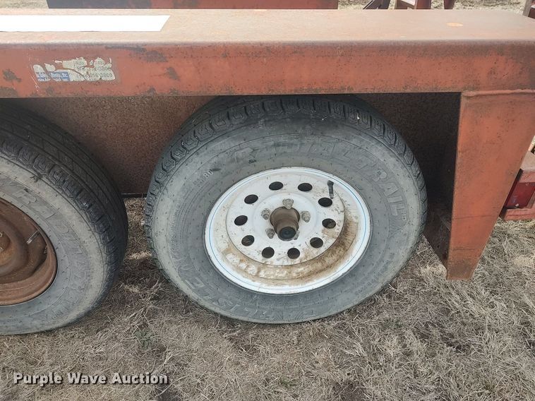 image for item DQ5751 Shop built  utility trailer