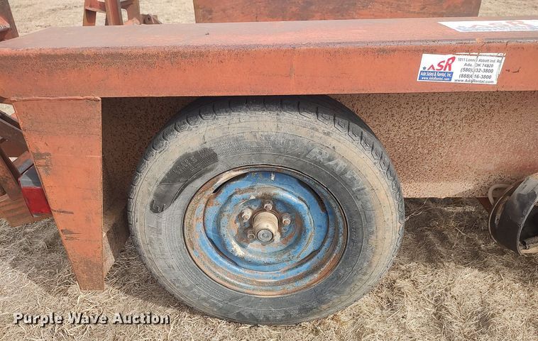 image for item DQ5751 Shop built  utility trailer