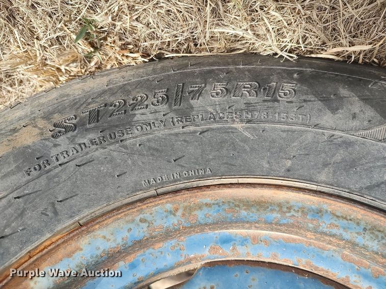 image for item DQ5751 Shop built  utility trailer