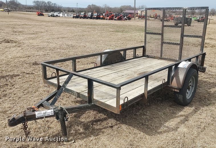 image for item DQ5755 Shop built  utility trailer