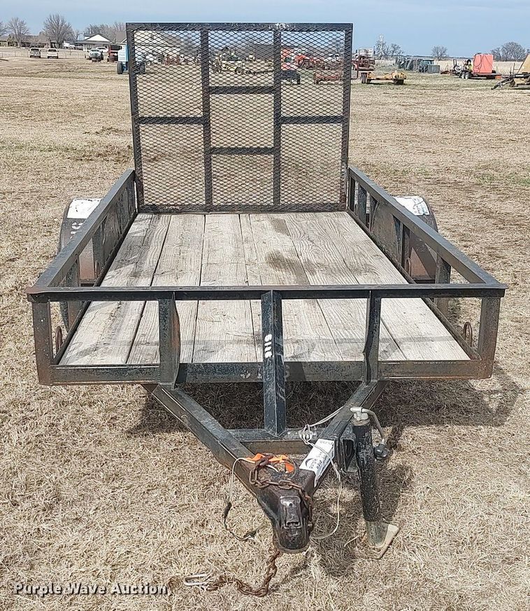 image for item DQ5755 Shop built  utility trailer