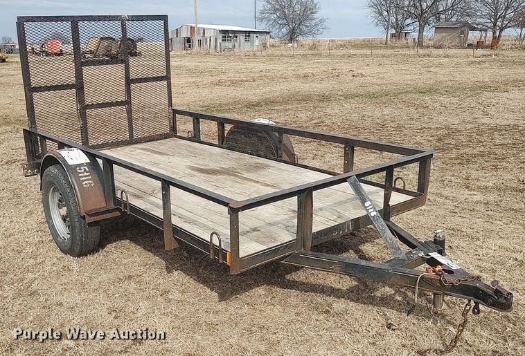 image for item DQ5755 Shop built  utility trailer
