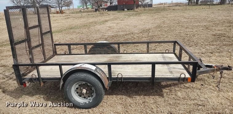image for item DQ5755 Shop built  utility trailer