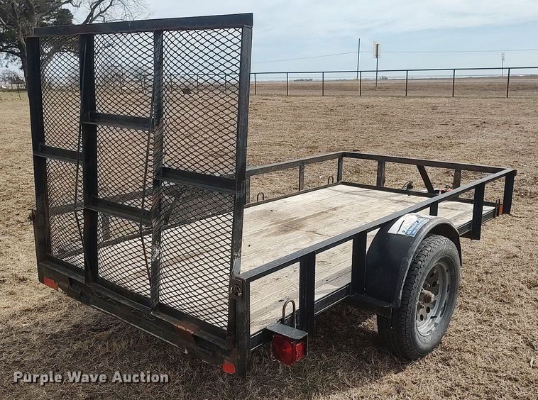 image for item DQ5755 Shop built  utility trailer