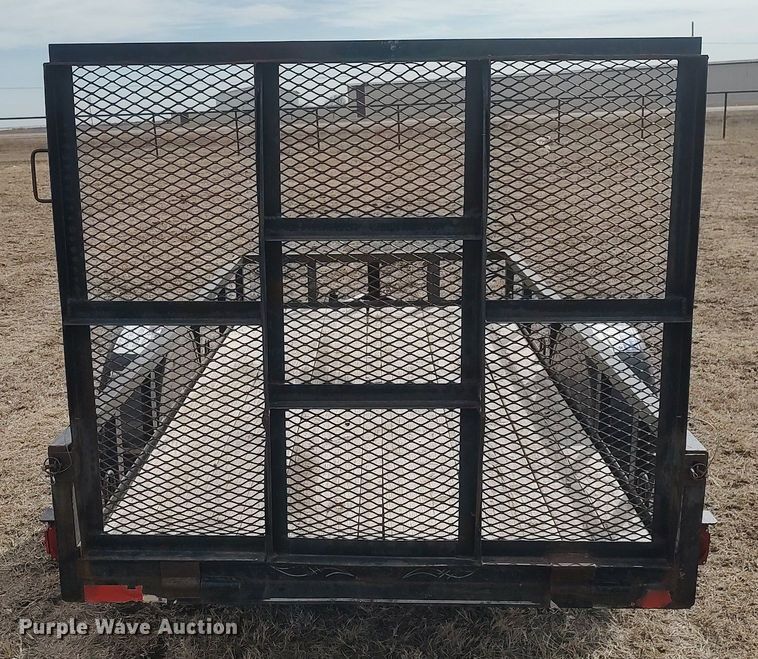 image for item DQ5755 Shop built  utility trailer