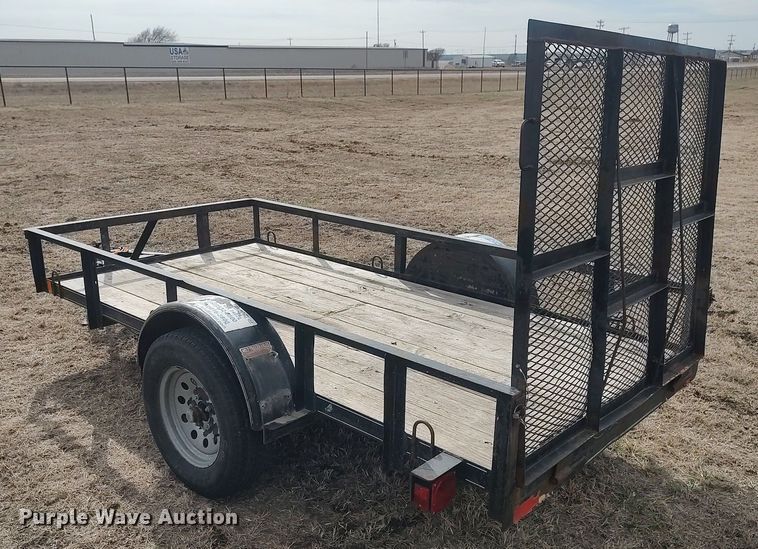 image for item DQ5755 Shop built  utility trailer