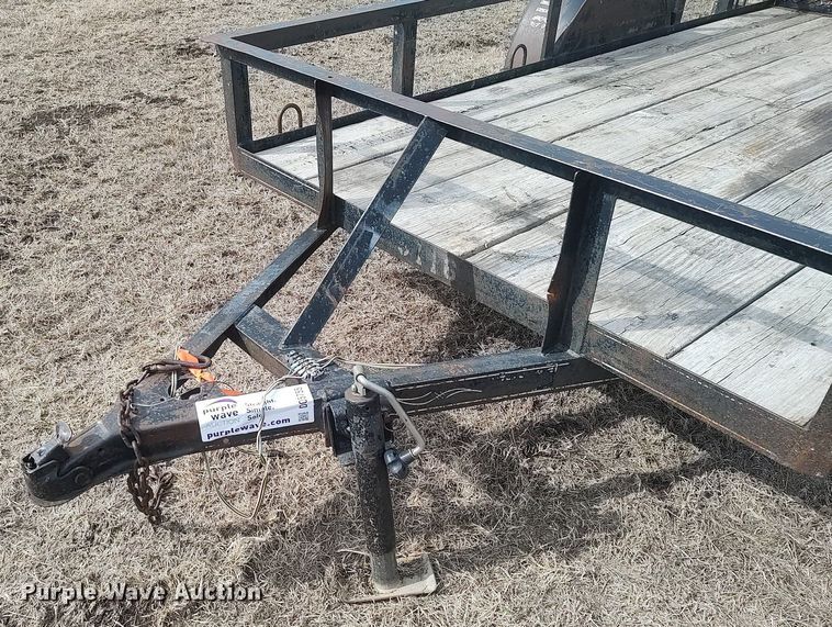 image for item DQ5755 Shop built  utility trailer