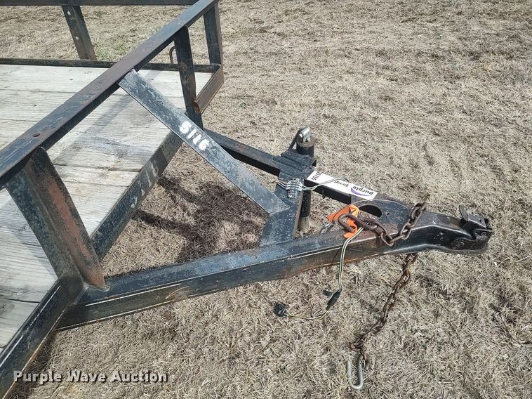 image for item DQ5755 Shop built  utility trailer