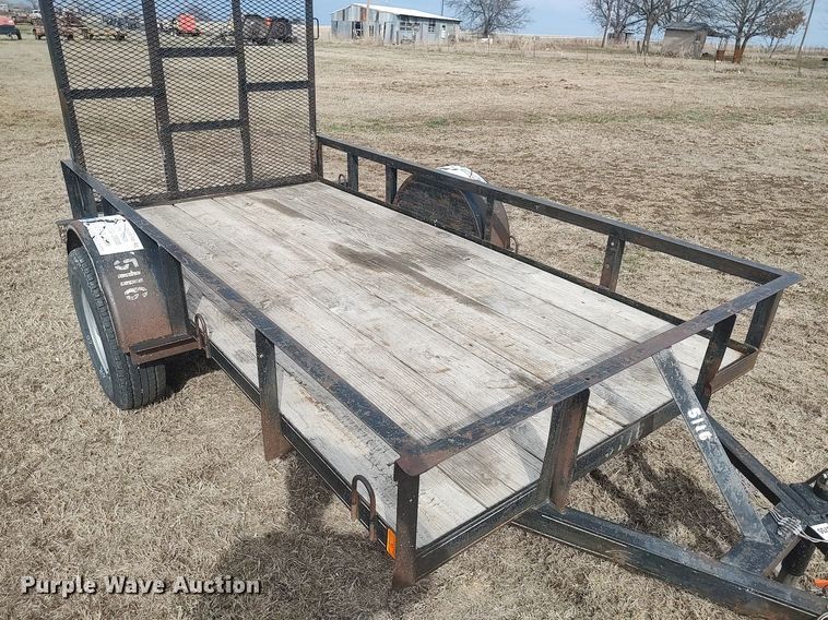 image for item DQ5755 Shop built  utility trailer