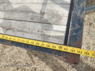 image for item DQ5755 Shop built  utility trailer