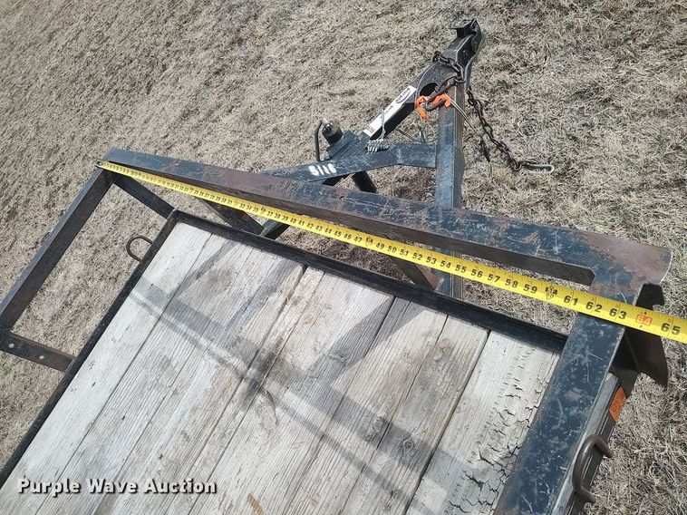 image for item DQ5755 Shop built  utility trailer