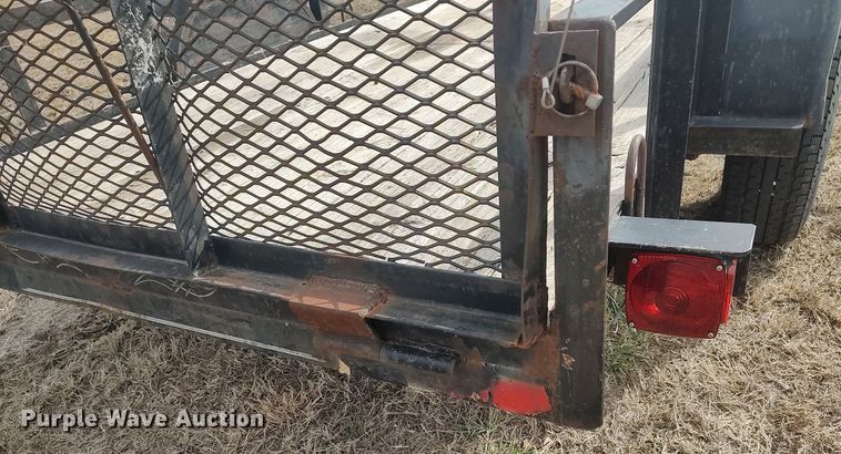 image for item DQ5755 Shop built  utility trailer