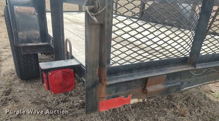 image for item DQ5755 Shop built  utility trailer