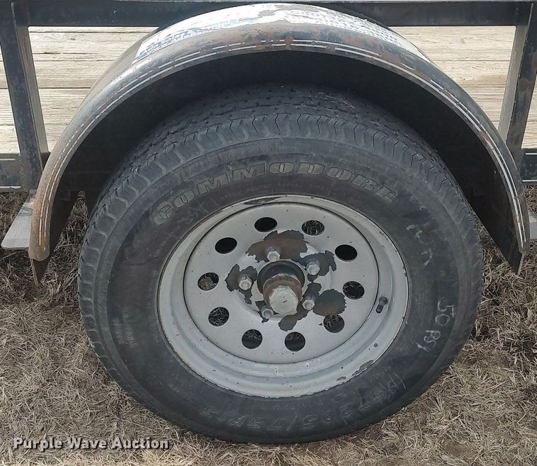 image for item DQ5755 Shop built  utility trailer