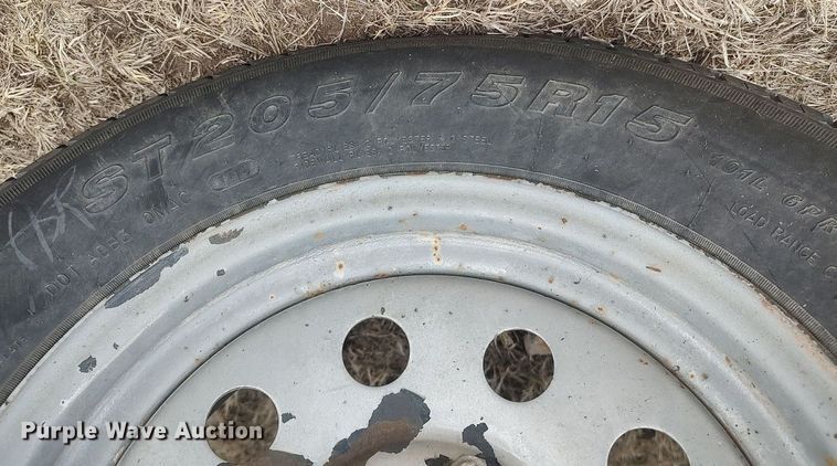 image for item DQ5755 Shop built  utility trailer