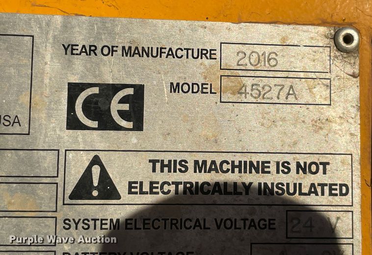 image for item DQ5757 2017 Haulotte 4527A  boom lift