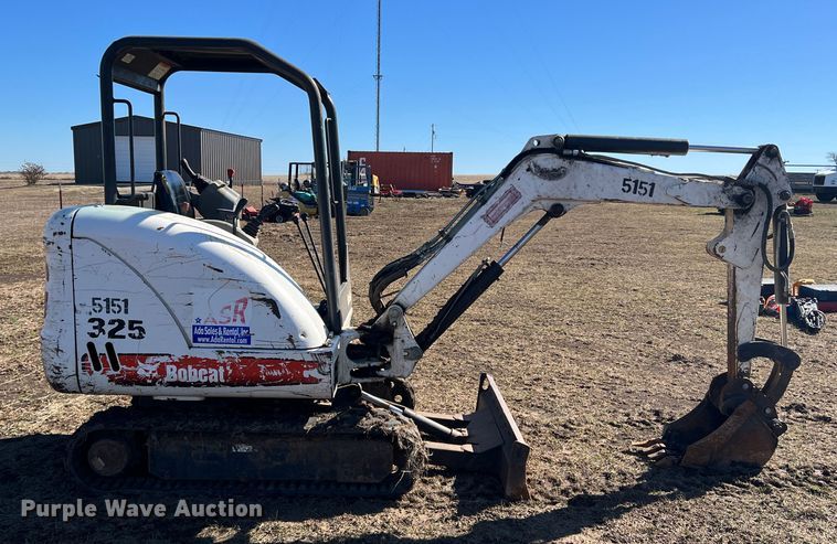 image for item DQ5759 2008 Bobcat 325G  mini excavator