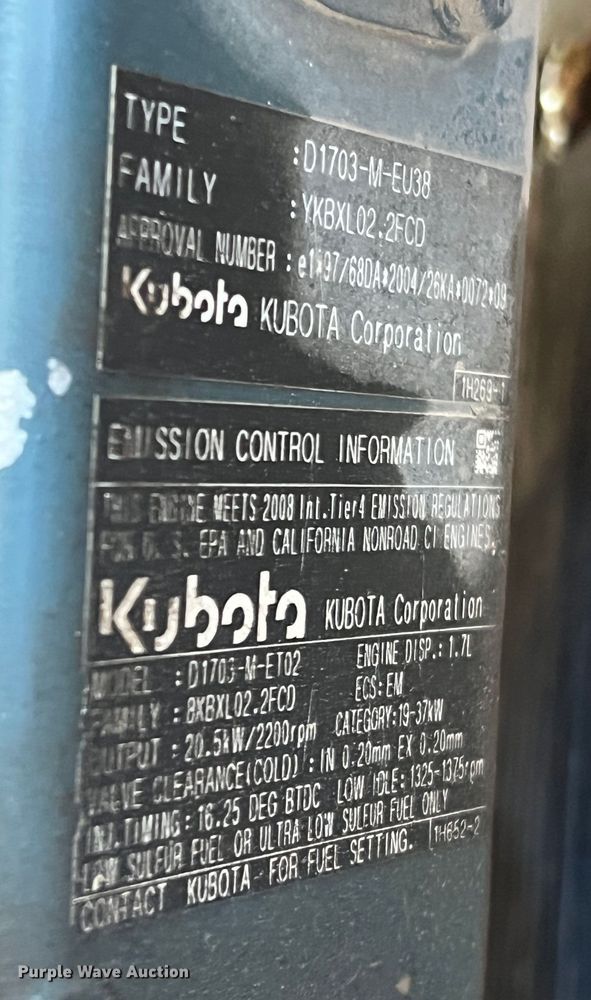 image for item DQ5759 2008 Bobcat 325G  mini excavator