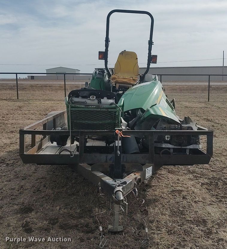 image for item DQ5771 Shop built  utility trailer with tractor