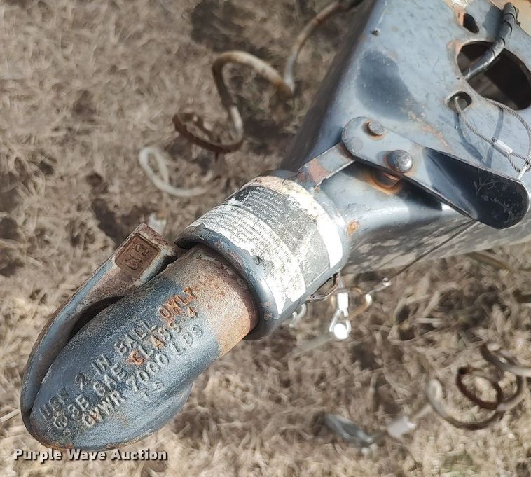 image for item DQ5771 Shop built  utility trailer with tractor