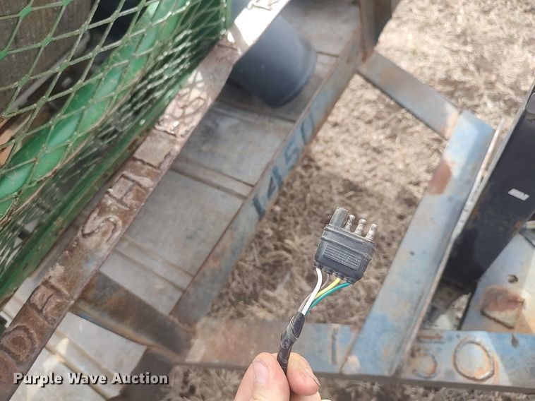 image for item DQ5771 Shop built  utility trailer with tractor