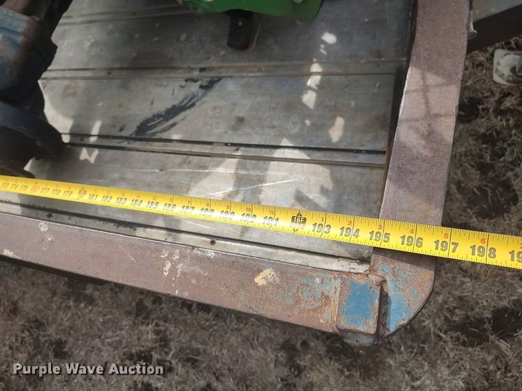 image for item DQ5771 Shop built  utility trailer with tractor